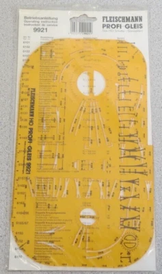 Fleischmann Profi-gleis Track Plan Template - 9921 - Model HO gravel system - Image 1 of 3