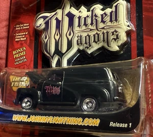 2007 Johnny Lightning Wicked Wagons '50 Chevy Panel Van Limited Edition/Rare - Picture 1 of 4