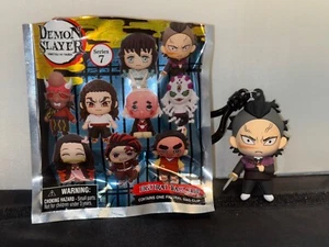 Monogram Manga Demon Slayer Genya Shinazugawa Figural Bag Clip Keychain Series 7 - Picture 1 of 1