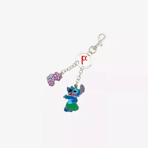Loungefly Disney Lilo and Stitch Hula Dance Charm Llavero Floral Exclusivo - Imagen 1 de 1