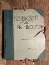 ANTIQUE HERBARIUM AND PLANT DESCRIPTIONS By Edward T. Nelson 36 Entries/Examples
