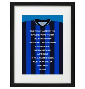 Gillingham FC fans song art print / poster - Picture 1 of 2