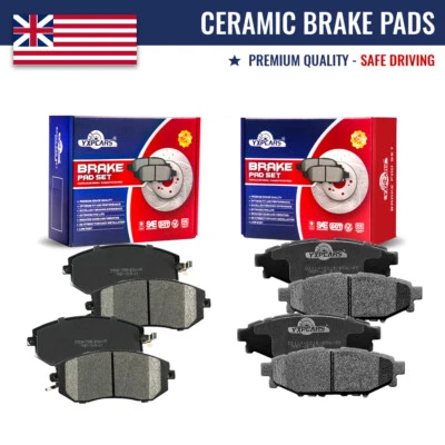 Kit de pastillas de freno de disco de cerámica delanteras y traseras para Subaru XV Crosstrek 2013-2015 Foto 1 de 4
