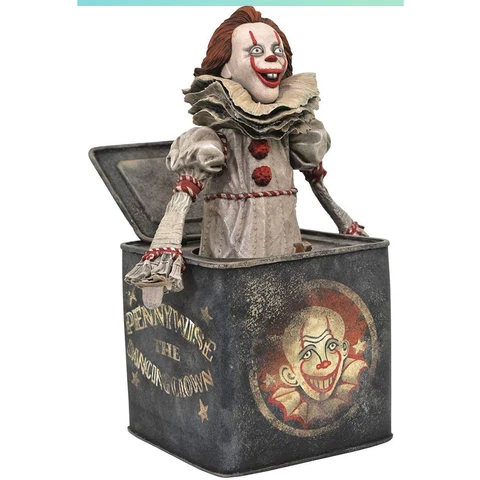 Diamond Select Toys It Chapter Two Gallery: Pennywise in the Box PVC Diorama Cover