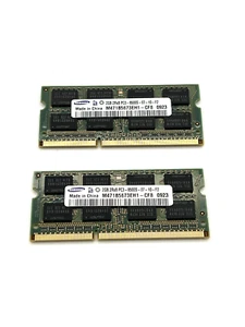 Samsung 2GB 2Rx8 PC3-8500S-07-10-F2 M471B5673EH1-CF8 Laptop Memory RAM 2x2GB=4GB - Picture 1 of 1