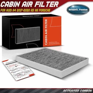 Activated Carbon Cabin Air Filter for Audi A4 17-20 A5 A6 A8 Quattro Q5 Porsche - Picture 1 of 9