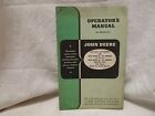 Vintage John Deere Operator's Manual Feed Rolls Attachment No. 12-A Combine