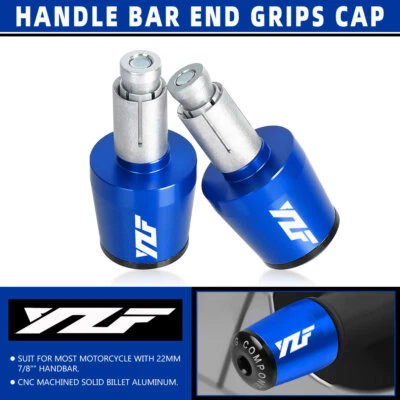 CNC Handle Bar Grips End Weights Caps Plugs Slider For YAMAHA R6S YZF R6 YZF-R1 - Изображение 1 из 4