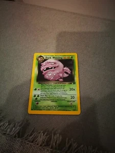 Dark Weezing Holo Rocket English Pokémon Card WOTC - Imagen 1 de 5