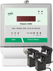 DAE P254-1000 KIT, UL 1000A kWh meter, 3P4W, 120/208V, RS485, 3 Split CTs - Picture 1 of 5