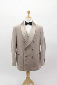 NWT $4595 Brunello Cucinelli Men's Velvet 2-Tone DB Tuxedo Jacket 54/ 44US A252 - Picture 1 of 17