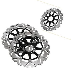 2x MTB Motor Front Outer Brake Disc Rotor For YAMAHA FJ1200 FZR600 XJR400 TRX850 - Picture 1 of 7