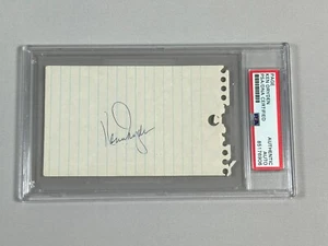 RARE Ken Dryden Signed Album Page Cut PSA COA Slabbed HOF PSA/DNA Canadiens - Picture 1 of 3