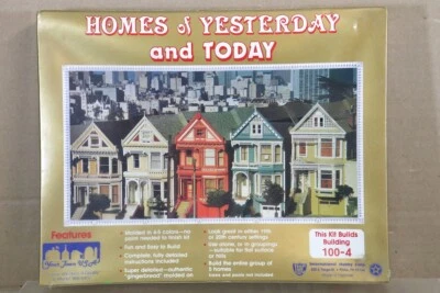 IHC 100-4 HOMES of YESTERDAY & TODAY CITY HOUSE MODEL RAILWAY LAYOUT KIT ob - Image 1 of 4
