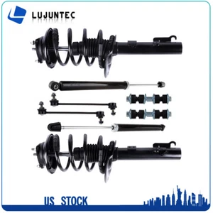 8 Pieces For 2006-2007 Ford Focus Front Struts & Rear Shocks & Sway Bar End Link - Picture 1 of 5