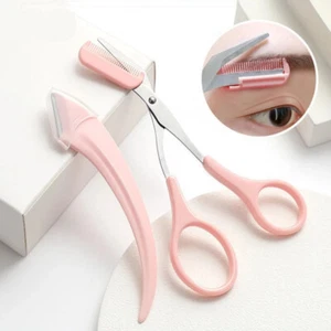 3 Piece/set Comb Eyebrow Scissors Beauty Scissors Eyebrow Trimming MeniscusΛ.- - Picture 1 of 14