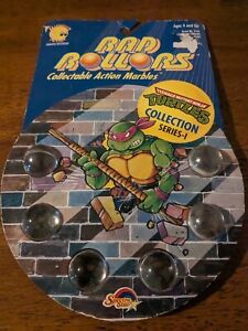 Vintage 1989 Teenage Mutant Ninja Turtles Rad Rollers Collectable Action Marbles