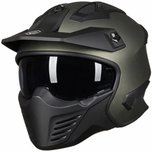 ILM Open Face 3/4 Motorcycle Half Helmet for Moped ATV Cruiser Scooter DOT - Picture 1 of 48