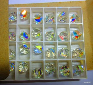 24 Swarovski Kristall Perlen Art 5300 11 mm Aurora Corona - Bild 1 von 3