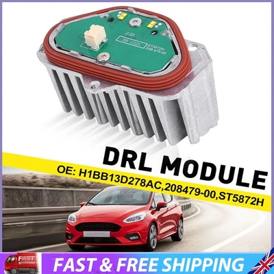 LED Headlight Ballast Control Module Silver Fits Ford Puma H1BB13D278AC 2119178 - Image 1 of 4