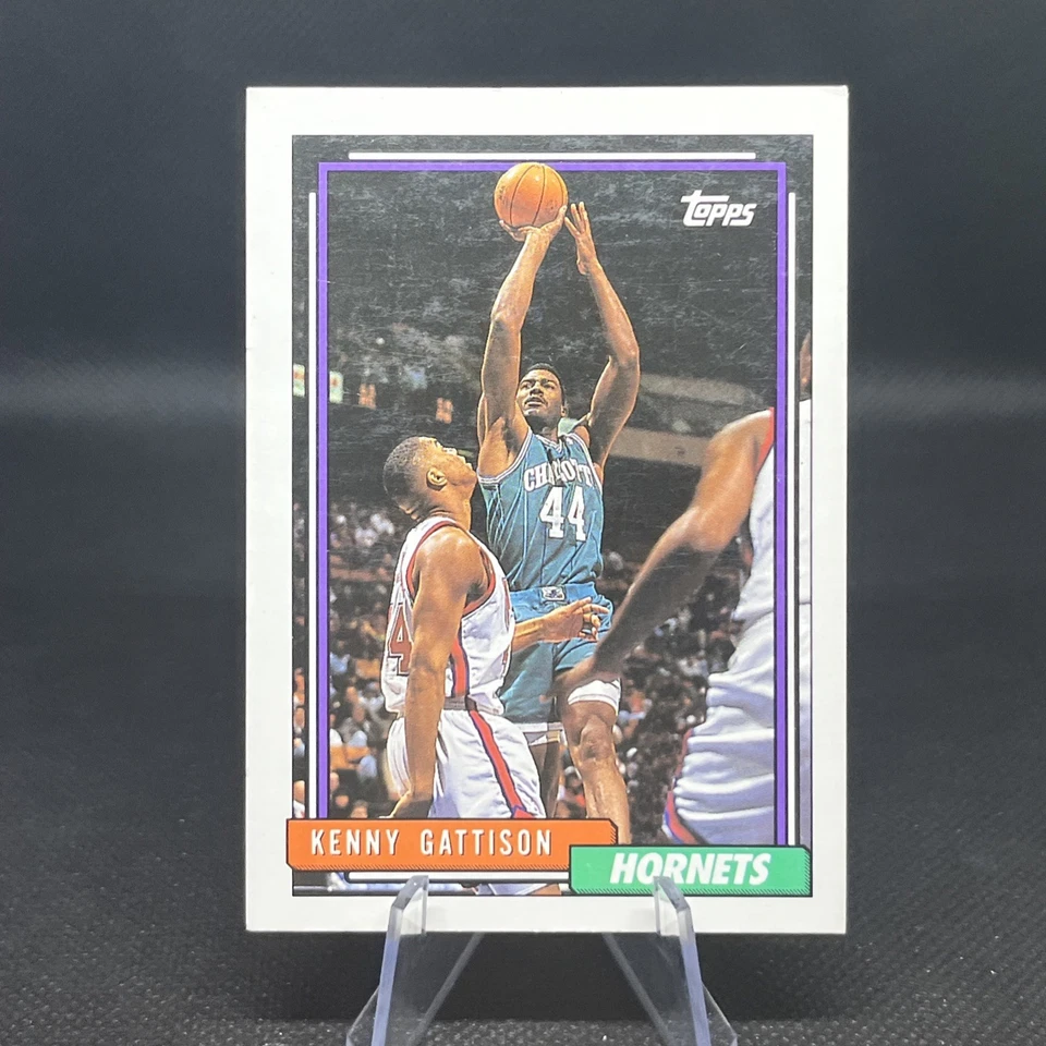 1992-93 Topps Basketball #21 Kenny Gattison - Charlotte Hornets - Image 1 of 1
