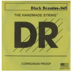 DR BLACK BEAUTIES Taper Coated Single Bass String .090 3rd - A - Picture 1 of 1