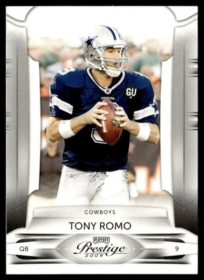 2009 Playoff Prestige Tony Romo Dallas Cowboys #27 - Image 1 of 2