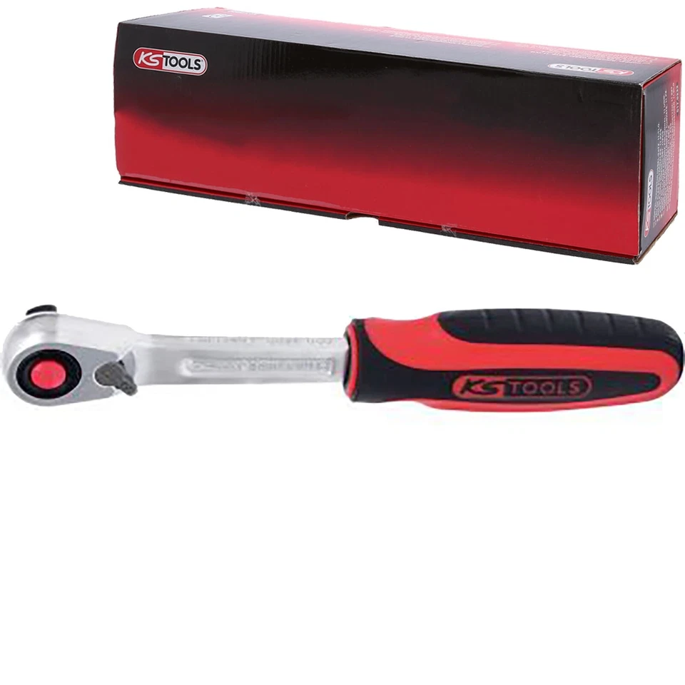 KS Tools SlimPOWER 1/4 Zoll 72-Zahn Umschaltknarre