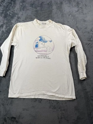 Camisa De Colección Kimball Concepts Para Hombres Grande Esquí Gráfico Manga Larga Hecha en EE. UU. 90s Foto 1 de 4