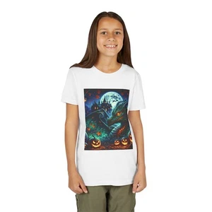 Halloween Dragon Youth Tee, Kids Halloween T-Shirt, Spooky Shirt, Fun  - Picture 1 of 68