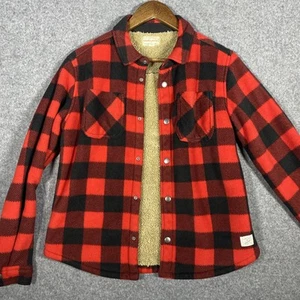 Weatherproof Vintage Boy’s Buffalo Plaid Sherpa Jacket Large Sz 14/16 - Picture 1 of 11