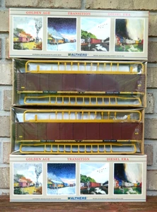 (2) Walthers HO 89' Enclosed Auto Carriers, CP Rail, Canadian Pacific, #932-4802 - Picture 1 of 4