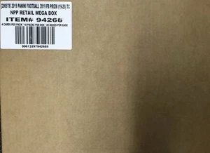 2019 Panini Prizm Football Mega Box Case Of 20 Boxes New Factory Sealed - Picture 1 of 1