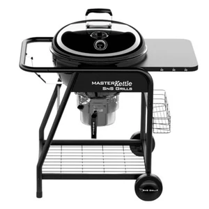 Slow N' Sear MasterKettle Charcoal Grill + Smoker Combo - Picture 1 of 10
