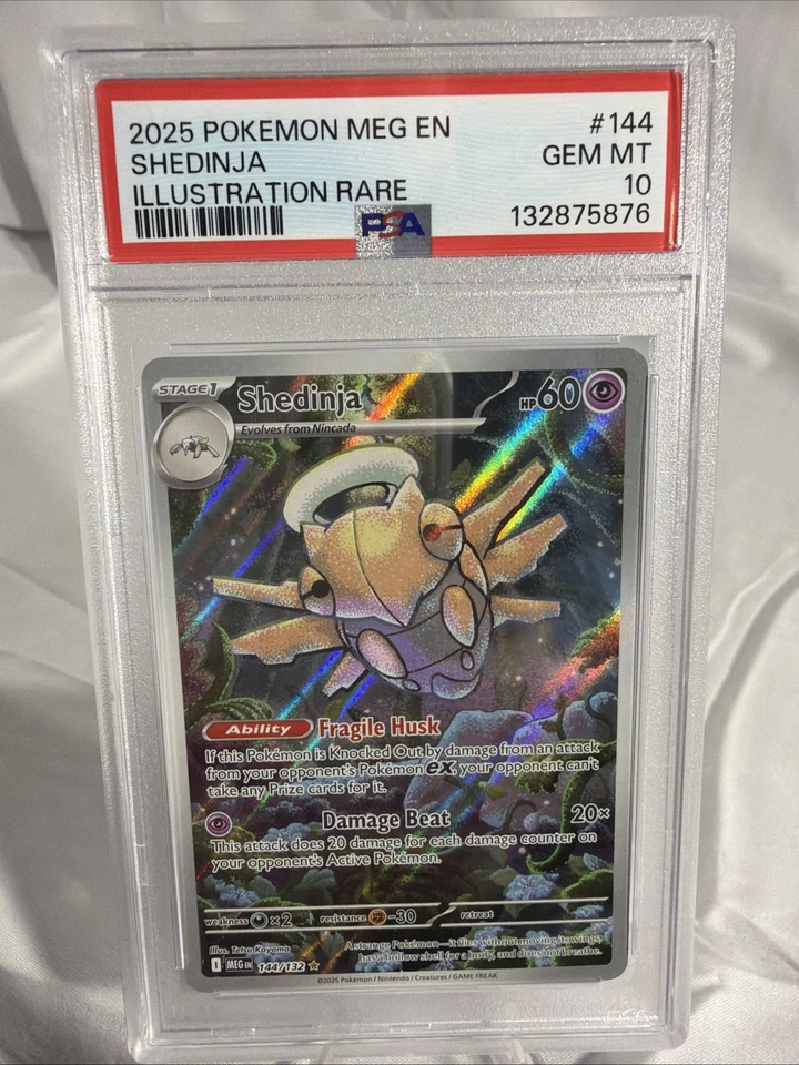 Mega Evolutions Shedinja #144 IR PSA 10 Extremely Low Pop ( 10!) - Image 1 of 2