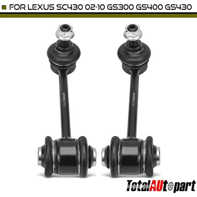 2x Sway Bar Link Kit for Lexus SC430 02-10 GS300 98-05 GS400 98-00 GS430 Rear - Imagem 1 de 4