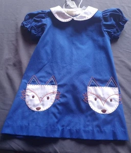 2T The Proper Peony Fox Dress - Picture 1 of 4
