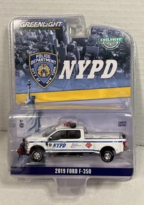 Greenlight 2019 Ford F-350 Dually NYPD with Snow Plow 30216 New York Police - Picture 1 of 4