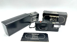 Olympus XA - 35mm Kompaktkamera - A16 Blitz - OVP - Anleitung - Set - Bild 1 von 9