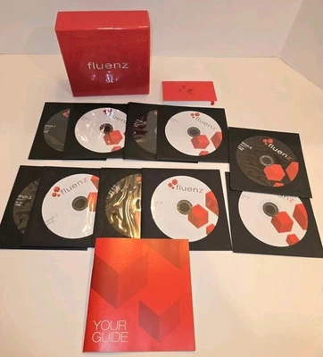 Fluenz  Italian Audio And CD ROM - Total Of 10 Disks Italian 1-5 - Image 1 of 4