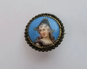 Spilla antica ritratto di signora - Foto 1 di 3