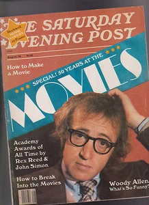 Saturday Evening Post August 1978 Woody Allen 50 Years at the Movies Rockwell - Bild 1 von 1