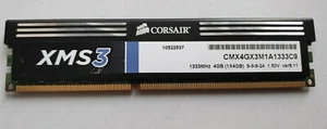 CORSAIR CMX4GX3M1A1333C9 (1X2GB) 2GB Memory DDR3 1333MHz PC3-10600U Desktop RAM - Picture 1 of 1