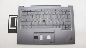 Brand New Lenovo Thinkpad Keyboard Bezel Palmrest 5M11H62243 for X1 Yoga Gen 8 - Afbeelding 1 van 3
