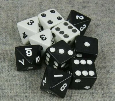 Risk Transformers Cybertron Battle Edition Set of 10 Dice  Game Replacement Part - Image 1 of 4