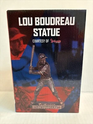 Cleveland Indians Lou Boudreau Statue Ballpark Promo Baseball HOF Hall Of Fame - Image 1 of 4