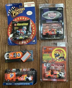 Lot of 5 Ricky Rudd 10 & 28 Racing Action Winner Circle Tide Racing Team Diecast - Picture 1 of 10