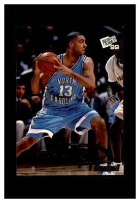 1999 PRESS PASS BASKETBALL ROOKIE #42 ADEMOLA OKULAJA NORTH CAROLINA - Image 1 of 2