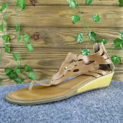 Baretraps Women's Baccall T-Strap Brown Synthetic Sz 8.5 Medium Gently Used 2025 - Image 1 of 4