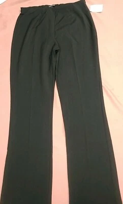 Chadwicks of Boston Size 4 Black Elastic Waist Straight Leg NWOT - Image 1 of 4